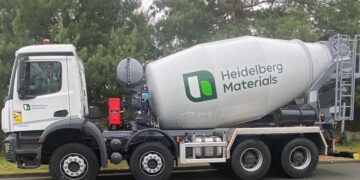 La flotte de camions-toupies sera peu à peu mise aux couleurs d’Heidelberg Materials. [©Heidelberg Materials France]