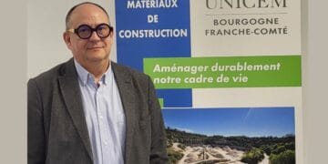 Vincent Larrochette est le nouveau président de l’Unicem Bourgogne – France-Comté. [©Unicem]
