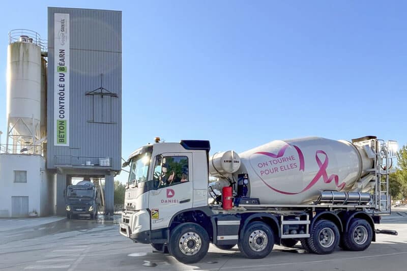 Toupie du Groupe Daniel qui arbore le célèbre ruban rose, symbole mondial de la lutte contre le cancer du sein. [©Groupe Daniel]