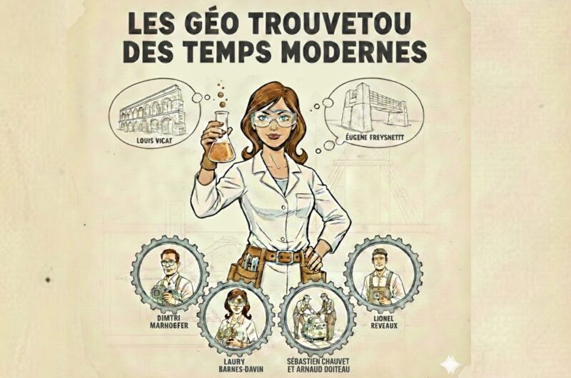 ACPresse à la rencontre de 4 inventeurs dans le monde du béton, de véritables Géo Trouvetou des temps modernes. [Généré via Gemini]
