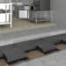 La solution Foamglas T4+ permet d'isoler les locaux PO4S sous les chapes. [©Foamglas]