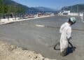La mousse Aircimat a participé à la réhabilitation et à l'allégement du pont du Serrioz, à Aix-les-Bains (73). [©Vicat Sysnergie]