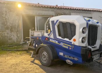 La pompe à chapes X-Pro D200 d'Euromair. [©Euromair]