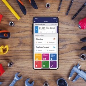 Alobees présente Formubees sa solution pour numériser les documents de chantier. [©Alobees]