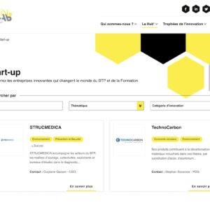 WinLab' est la plate-forme du CCCA-BTP regroupant les innovations  du BTP. [©CCA BTP]
