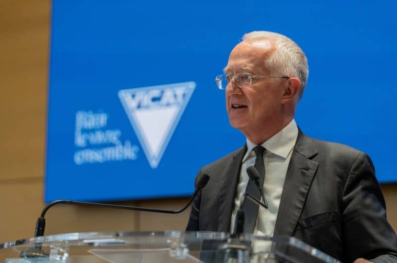 Guy Sidos est le Pdg du groupe Vicat. [©Vicat]
